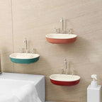 1Pcs Faucet Shape Draining Soap Dish Portable Bathroom Products Double Layer 3Colors Eco-friendly Soap Box Draining Soap Dish Sponge Holder Soap Container with Waterfall Spout for Bathroom Shower Kitchen Sink