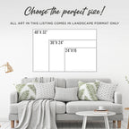 Calming Lake Scenery Canvas Wall Art