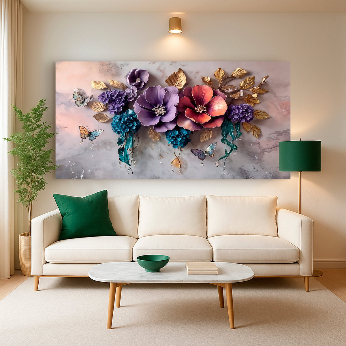 Floral Symphony Wall Art