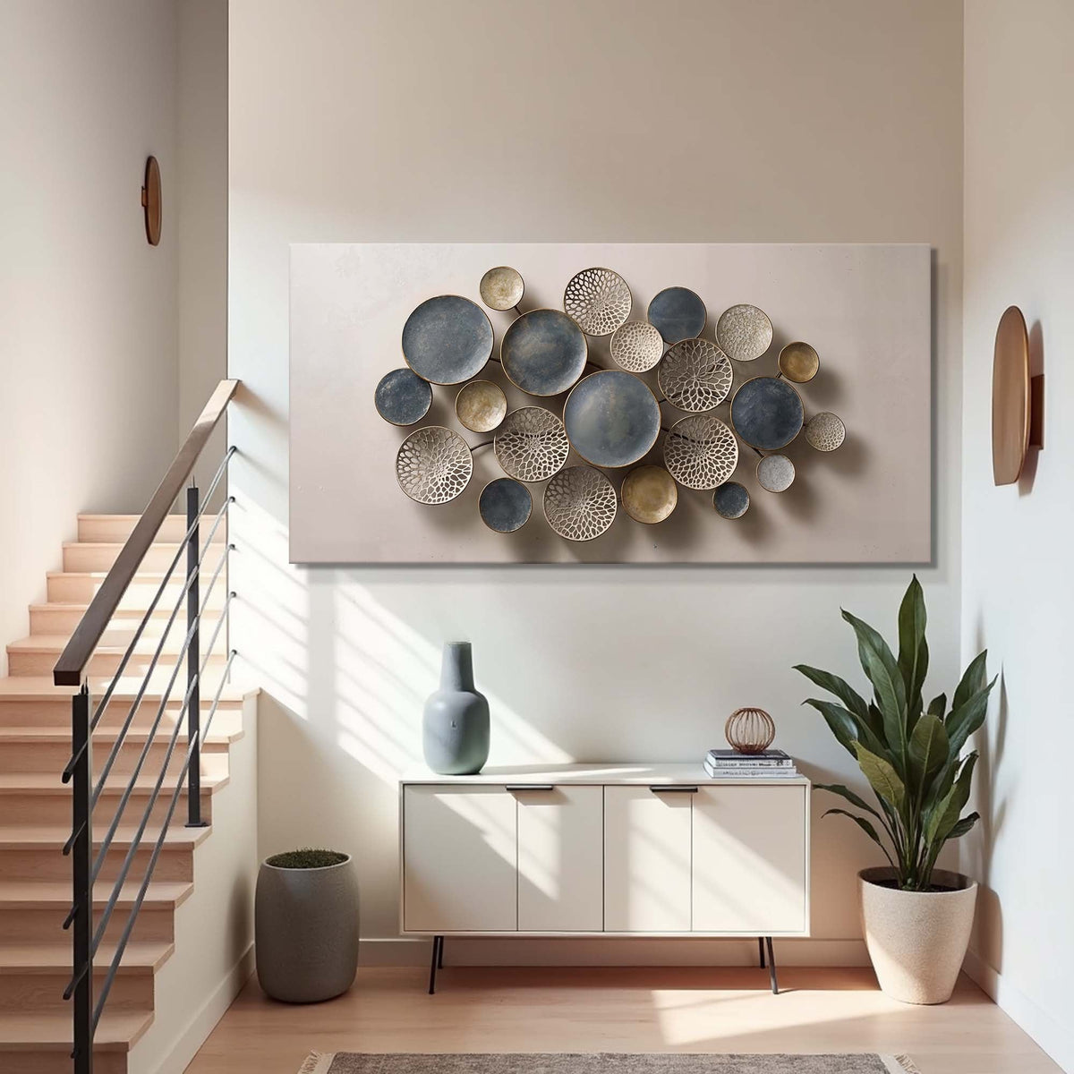 Lotus Leaf Abstract Wall Art IV