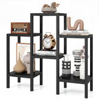 6-Tier Plastic Modular Storage Shelves for Living Room and Kitchen