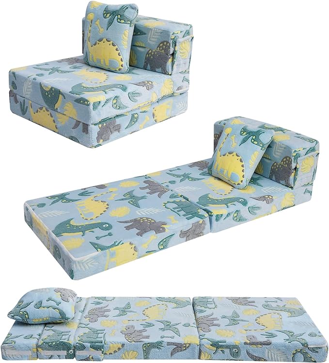 Convertible Kids Foldable Floor Mattress