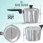 3 Quart Sauce Pan with Lid