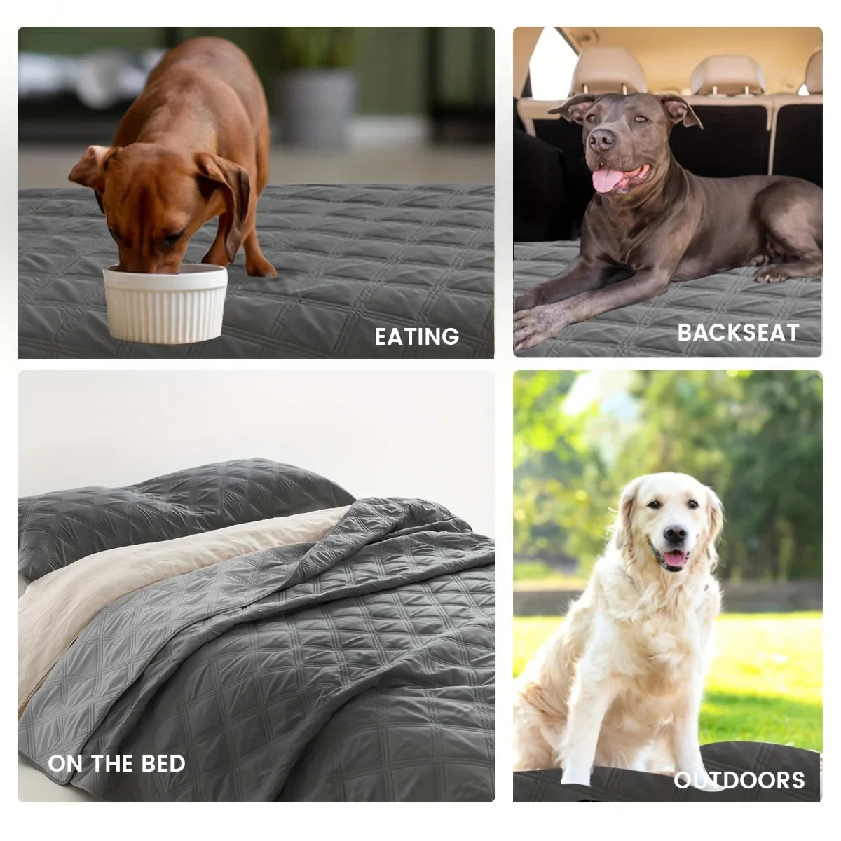 Waterproof & Reversible Dog Bed Cover Pet Blanket Sofa, Couch Cover Mattress Protector Furniture Protector for Dog, Pet, Cat