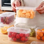 1/10PCS Refrigerator Freeze Meat Box Food Preservation Boxes Vegetable Fresh Storage Container with Lid Container Food Crisper
