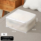 1-2Pcs Underbed Storage Bag Foldable Quilt Bag Wardrobe Clothes Storage Waterproof Dustproof Organizer Large Capacity StorageBag
