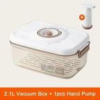 Food Vacuum Storage Box Sealed Kitchen Fresh-Keeping Box Large Capacity Food Transparent Storage Container with Vacuum Pump