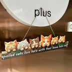 1pc Wooden Inspirational Hanging Festive Decor For Home & Gift 3D Wall Art With Rope For Room & Holiday Inspirational slogans