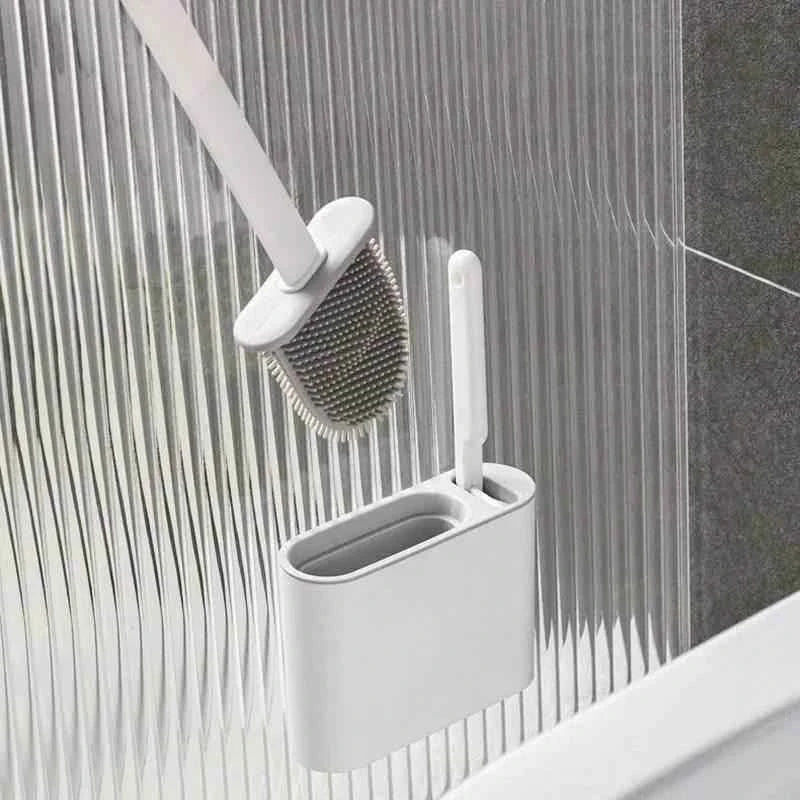 Wall Hanging Toilet Brush With Holder
