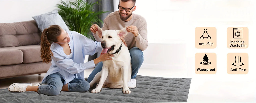 Waterproof & Reversible Dog Bed Cover Pet Blanket Sofa, Couch Cover Mattress Protector Furniture Protector for Dog, Pet, Cat