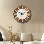 Wall Clock - Artistic Wooden 12 Inch