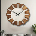 Wall Clock - Artistic Wooden 12 Inch