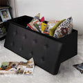 AOZRYNL 43 Inches Folding Storage Ottoman Bench