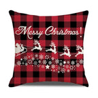 Christmas Pillow Covers Xmas Decorative Christmas Pillow Covers Christmas Decor Pillow Cases Retro Beautiful Cushion Cover Throw Pillowcase Winter Holiday Cushion Case For Home Decor 45x45CM