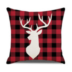Christmas Pillow Covers Xmas Decorative Christmas Pillow Covers Christmas Decor Pillow Cases Retro Beautiful Cushion Cover Throw Pillowcase Winter Holiday Cushion Case For Home Decor 45x45CM