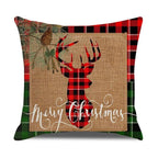 Christmas Pillow Covers Xmas Decorative Christmas Pillow Covers Christmas Decor Pillow Cases Retro Beautiful Cushion Cover Throw Pillowcase Winter Holiday Cushion Case For Home Decor 45x45CM