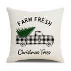 Christmas Pillow Covers Xmas Decorative Christmas Pillow Covers Christmas Decor Pillow Cases Retro Beautiful Cushion Cover Throw Pillowcase Winter Holiday Cushion Case For Home Decor 45x45CM
