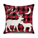 Christmas Pillow Covers Xmas Decorative Christmas Pillow Covers Christmas Decor Pillow Cases Retro Beautiful Cushion Cover Throw Pillowcase Winter Holiday Cushion Case For Home Decor 45x45CM