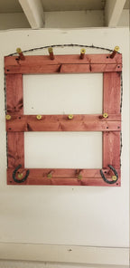 The 12-Cap: Vertical Wall-Hanging Ball Cap Organization