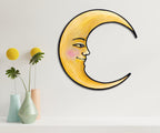 Sun Wall Art Ready to Hang 20" Smiling Yellow Sun Wall Decor