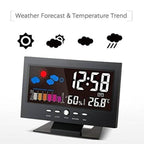 LCD Color Screen Digital Backlight Snooze Alarm Clock