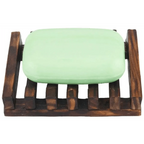 Natural Wooden Soap Dish Wood Soap Tray Holder Storage Soap Rack Plate Box Container For Bath Shower Plate Bathroom Wooden Soap Dish Soap Saver Holder Soap Tray for Bathroom Shower Rectangular Sink Drainer Hand Craft for Soap Sponges And More