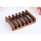 Natural Wooden Soap Dish Wood Soap Tray Holder Storage Soap Rack Plate Box Container For Bath Shower Plate Bathroom Wooden Soap Dish Soap Saver Holder Soap Tray for Bathroom Shower Rectangular Sink Drainer Hand Craft for Soap Sponges And More