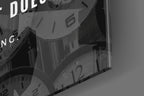 Dont Watch the Clock Quote Clocks Glass Wall Art