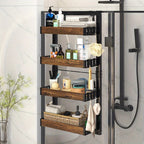 Shower Caddy - Adjustable Stainless Steel 4-Tier