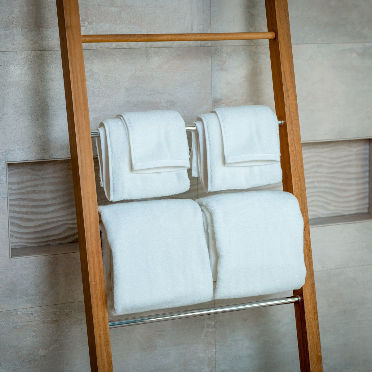 Luxury Organic Bath Six Piece Towel Set | Soft, Plush, Eco-Friendly Towels
