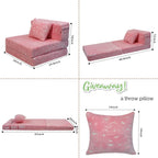 Convertible Kids Foldable Floor Mattress