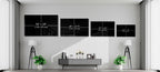 Dont Watch the Clock Quote Clocks Glass Wall Art